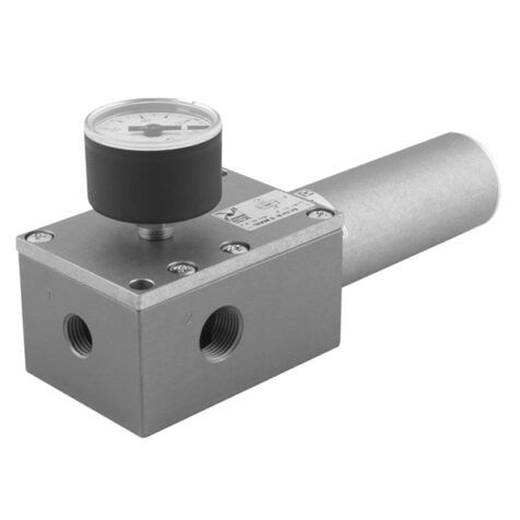 Pneumax egyfokozatú vákuumgenerátor, csendesített kivitel